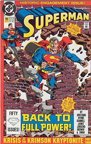 Superman (2 Sorozat) 50 (2.) VF ; DC képregény