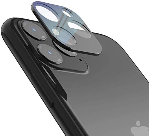 LOZA iPhone 11 Pro 5.8/11 Pro Max 6.5 a Kamera Lencséje képernyővédő fólia, Fém Keret Buborék Szabad Nagy Felbontású Anti-Semmiből