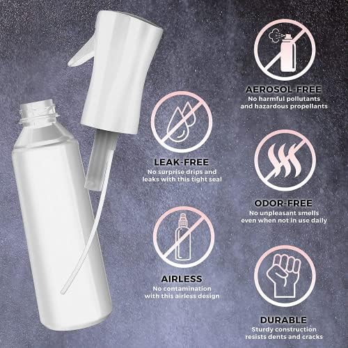 Folyamatos Spray Palackot,Üres Ultra Finom Műanyag vizes Köd Permetező Fodrász, Tisztító, Növények, Páramentesítő & bőrápolás