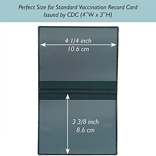 Covid Oltási igazolvány Protector,4x3 CDC Vakcina Kártya Protector,Covid Oltási igazolvány Jogosultja,Immunizálás Rekord