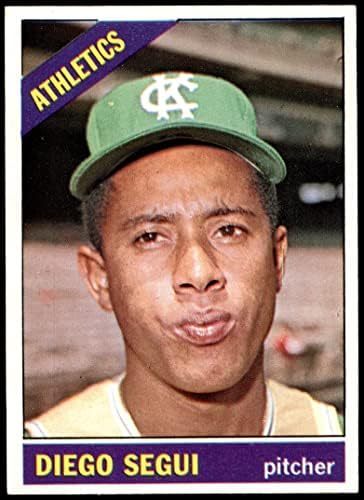 1966 Topps 309 Diego Segui Kansas City Atlétika (Baseball Kártya) NM+ Atlétika