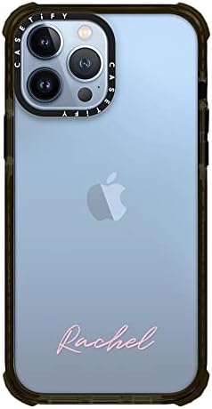 Casetify Testreszabható Ultra Hatása iPhone 14 Pro-Ügyben [5X Katonai Csepp Vizsgált / 11.5 ft Csepp Védelem] - Fényes Fekete