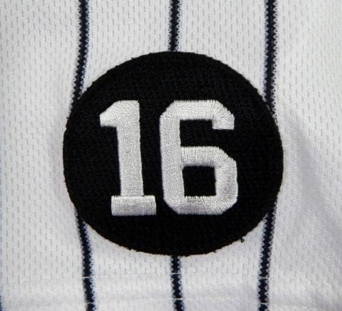 2021 New York Yankees Lucas Luetge 63 Játék Kiadott Pos Használt Fehér Jersey-16 P 3 - a Játékban Használt MLB Mezek