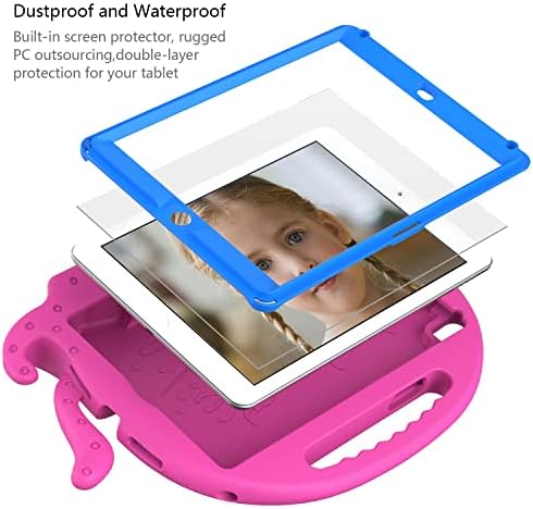 Tablet hátlap Gyerekek Esetben Kompatibilis iPad 1/Air 2/Pro 9.7, a Fogantyú Lökhárító |Védő Gyerek-Bizonyíték Álljon Tabletta