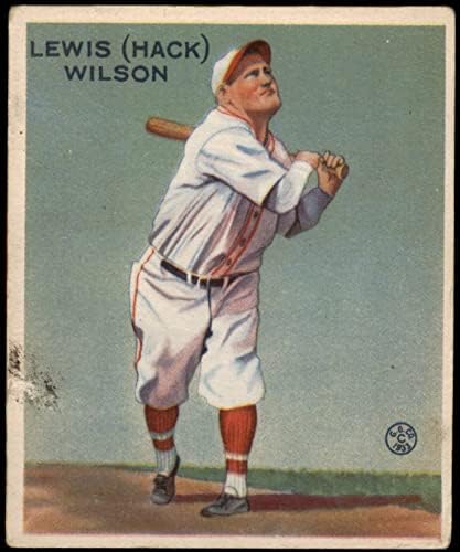 1933 Goudey 211 Hack Wilson Brooklyn Dodgers (Baseball Kártya) VG Dodgers