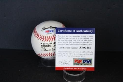 Jeff Bagwell Aláírt Baseball Autogramot Auto PSA/DNS AF92389 - Dedikált Baseball