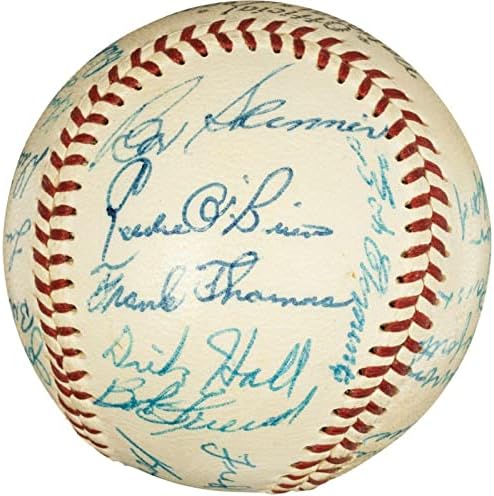 Gyönyörű Roberto Clemente 1956 Pittsburgh Pirates Csapata Aláírt Baseball PSA DNS-t. - Dedikált Baseball