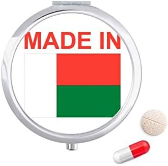 Készült Madagaszkár Ország Szerelem Tabletta Esetben Zsebében Gyógyszer Tároló Doboz, Tartály Adagoló
