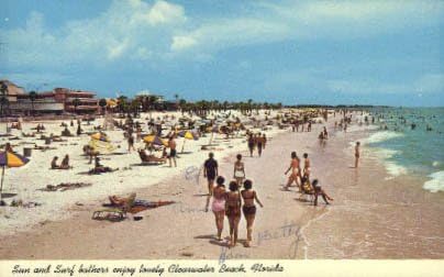 Clearwater Beach, Florida Képeslap