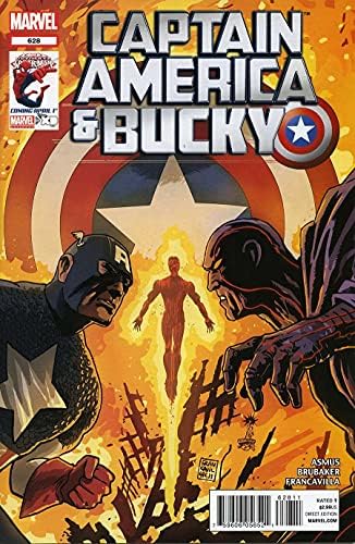 Amerika kapitány (1 Sorozat) 628 VF ; Marvel képregény | Ed Brubaker Bucky