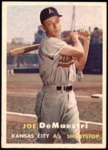 1957 Topps 44 Joe DeMaestri Kansas City Atlétika (Baseball Kártya) EX+ Atlétika