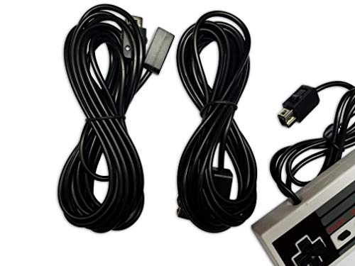 2 Pak Zebest™ 6ft Hosszabbító Kábel a Nintendo NES, SNES Vezérlő Klasszikus Mini Edition Játék Rendszer 2 extender wire kábel