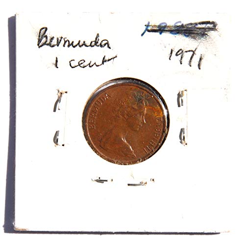 1971 BM Bermuda-Elizabeth II - a Vaddisznó 1 Cent Nagyon finom részletek