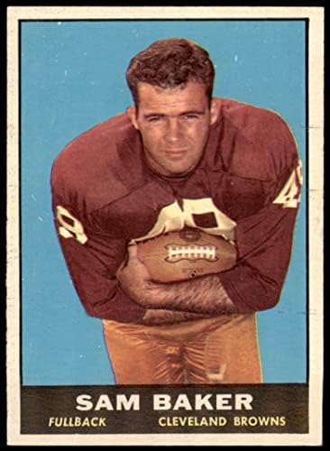 1961 Topps 74 Sam Baker Cleveland Browns-FB (Foci Kártya) EX/MT+ Browns-FB Oregon St