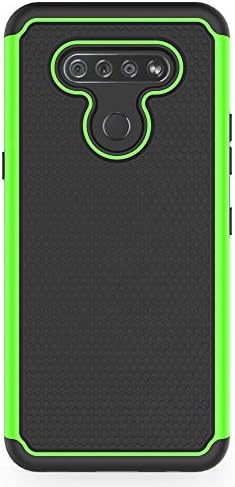 SYONER Ütésálló Telefon burkolata LG K51 (6.5, 2020) [Zöld]