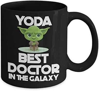 Doktor Bögre Yoda Legjobb a Galaxy Vicces Kávé Hozzászólás Tea Csésze Köszönöm Elismerő Szülinapi, Karácsonyi vicces Ajándék