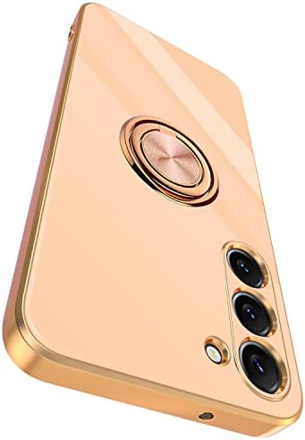 Dinick Kompatibilis a Samsung Galaxy S23 az Esetben a Gyűrű Jogosultja Kitámasztó [Mágneses], Puha TPU Ütésálló Galván Védő