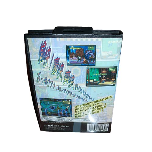 Aditi Comix Zone Japán Fedezze NTSC-J Rendelkezésre álló Mezőbe, majd Kézikönyv MD MegaDrive Genesis videojáték-Konzol 16