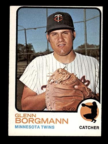 1973 Topps 284 Glenn Borgmann Minnesota Twins (Baseball Kártya) Dean Kártyák 2 - JÓ Ikrek