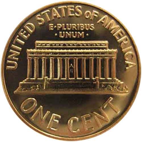 1981 S Gem Bizonyíték Lincoln Memorial Cent, 1-es Típusú MINKET Érme Penny