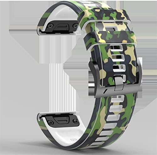 CEKGDB 22mm 26mm Intelligens Karóra Szíj, A Garmin Fenix 7 7X 5 6 5X 6X Pro EPIX 3HR Nyomtatás Szilikon Smartwatch karkötő
