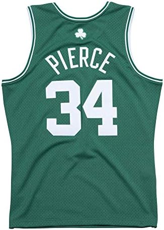 Mitchell & Ness-i Férfi Boston Celtics-Paul Pierce 2007-08 Keményfa Klasszikusok Zöld Swingman Jersey