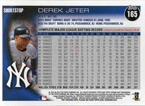 2010 Topps Chrome 165 Derek Jeter New York Yankees MLB Baseball Kártya NM-MT