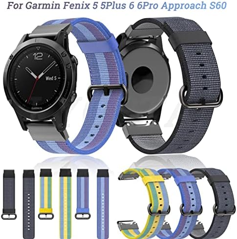 GZIFC 22mm Nylon Watchband a Garmin Fenix 6 6X Pro Csuklópánt Heveder Fenix 5 5Plus 935 S60 Quatix5 gyorskioldó Smartwatch