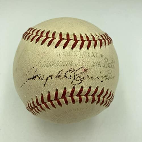 Ritka Joe Cronin Egyetlen Aláírt 1959 Amerikai Liga Prototípus Baseball SZÖVETSÉG COA - Dedikált Baseball