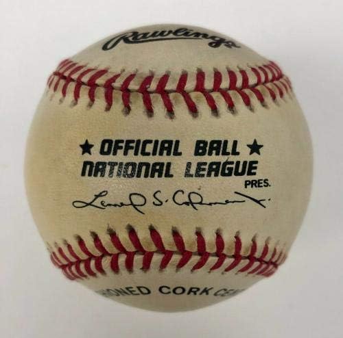 CHARLIE HAYES (Yankees/Sziklás-hegység) aláírt Nemzeti Liga (Coleman) baseball (TU) - Dedikált Baseball