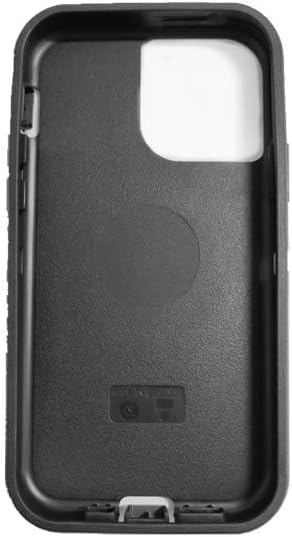 Csere TPE Külső Bőr Kompatibilis a Otterbox Defender Sorozat Esetében iPhone 12/iPhone 12 Pro Fekete