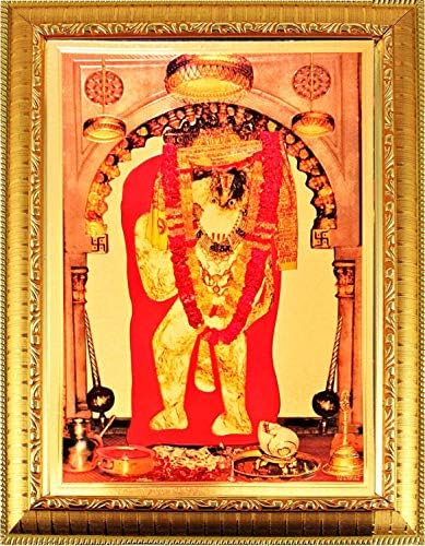 Suninow Istennő Isten képkeret Pooja | Hindu Bhagwan Képkeret | hindu isten fotó | Isten képkeret | Fali Dekor Képkeret |