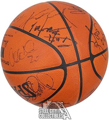 1998 NBA All Stars Dedikált Spalding Kosárlabda - SZÖVETSÉG LOA - Dedikált Kosárlabda