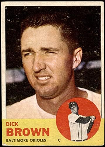 1963 Topps 112 Dick Barna Baltimore Orioles (Baseball Kártya) JÓ Orioles