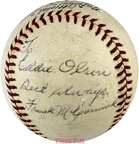 Frank McCormick Dedikált Ritka Évjárat Spalding NL Baseball - Dedikált Baseball