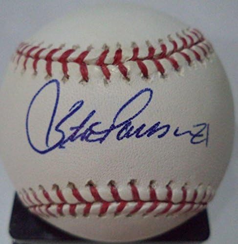 Steve Tolleson Orioles Egy Aláírt Dedikált Major League Baseball W/coa - Dedikált Baseball