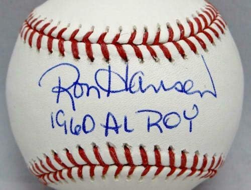 Ron Hansen Dedikált Rawlings OML Baseball AL ROY - SZÖVETSÉG Tanúja Auth - Dedikált Baseball