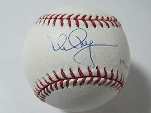 Mark McGwire Bíborosok Oakland Egy aláírt ROMLB 692/1000 Steiner/MLB Holo - Dedikált Baseball