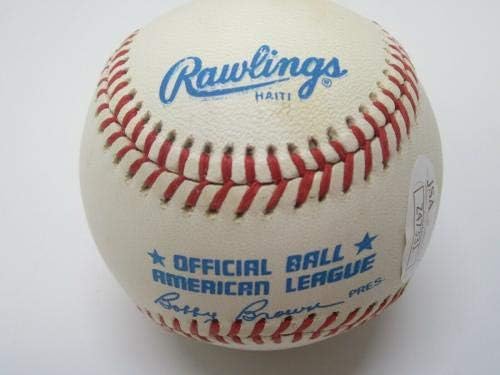 Jim Harcsavadász Oakland Athletics aláírt dedikált OAL baseball SZÖVETSÉG LOA - Dedikált Baseball