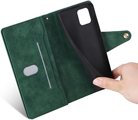 Mobil Telefon Esetében Táska Samsung Galaxy Note 10 Lite Esetben, Multi-Card Cipzáras Tárca Telefon Esetében Bőr Folio Flip