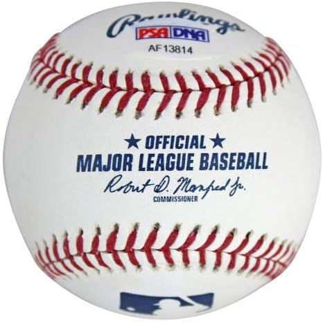 Bátrabbak Larry Wayne Chipper Jones Jr. Aláírt Oml Baseball PSA/DNS - Dedikált Baseball
