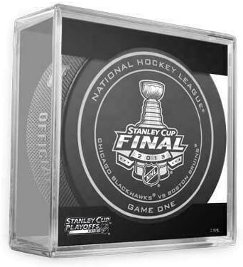 2013 Stanley-Kupa Rájátszás Utolsó Játék 1 NHL Játék Hivatalos Korongot a Kocka Zárt Új - Jégkorong Kártyák