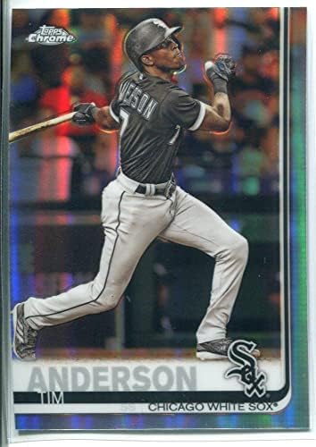 Tim Anderson 2019 Topps Chrome Refraktor Kártya Asztalon Baseball Kártyák