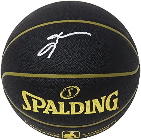 Allen Iverson Aláírt Spalding Magasság Fekete NBA Kosárlabda - Dedikált Kosárlabda