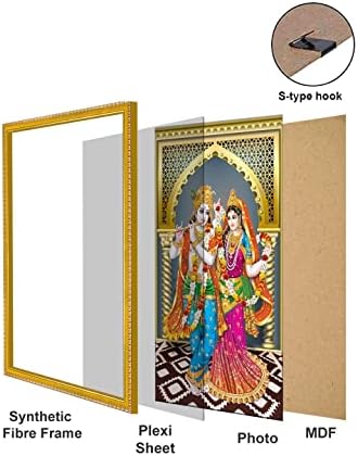 999Store Durga Maa/Ambe/Sherawali A Brahma Vishnu, Shiva, Valamint Maa Kali Fotó a Festmény A Képkeret Mandir/Durga Templom