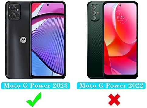 ONOLA a Motorola Moto G Hatalom 5G 2023 Esetben, a HD kijelző Védő fólia (2 Csomag), [Nem a Moto G Hatalom 2022], Ütésálló