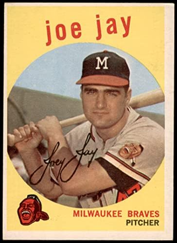 1959 Topps 273 Joey Jay Milwaukee Bátrabbak (Baseball Kártya) VG/EX Bátrabbak