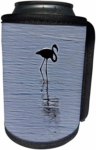 3dRose Flamingo Sziluett Akril Art - Lehet Hűvösebb Üveg Wrap (cc-361006-1)