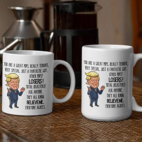 Donald Trump Bögrét vagy egy Nagy Papi Vicces 15 oz Fehér Kerámia Kávés Bögre
