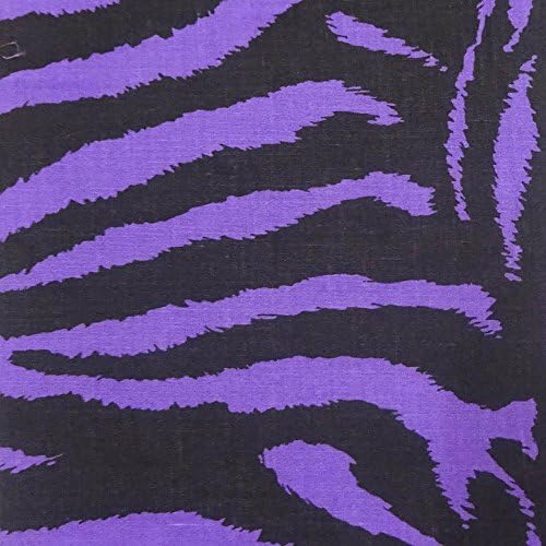 Zebra Lila Poly Pamut, 58/60 Széles – Által Értékesített Az Udvaron (FB)